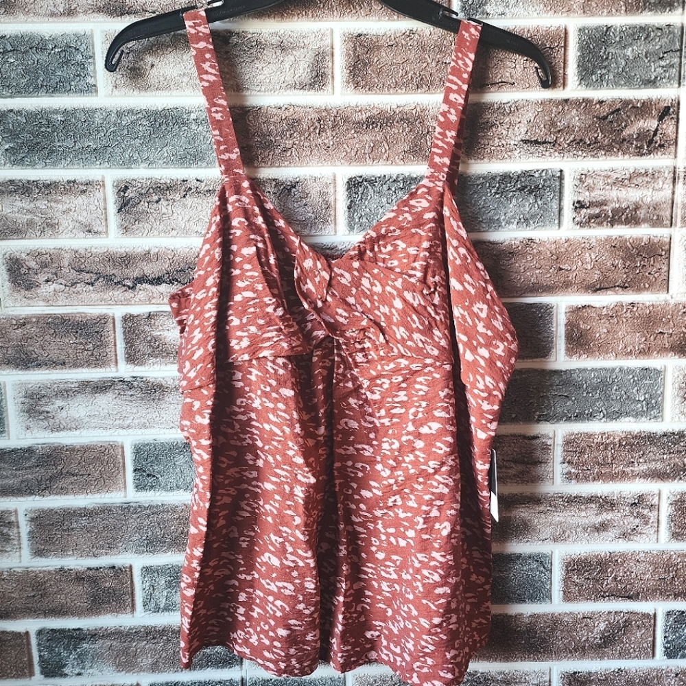 Cheetah print tank
